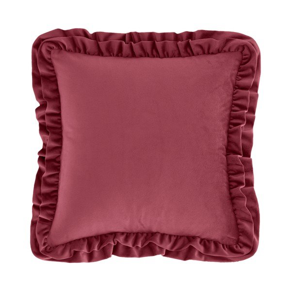 Cuscino decorativo in velluto 43x43 cm Velvet Double Frill – Catherine Lansfield