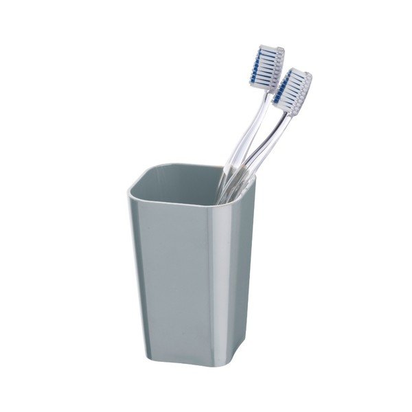 Tazza grigia per spazzolini da denti Candy - Wenko-image-1