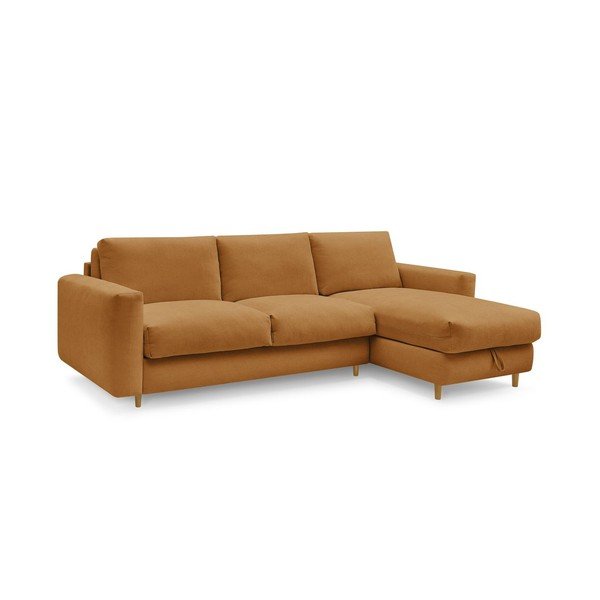 Divano angolare color senape Nouveau Cocoone – Bobochic Paris-image-2