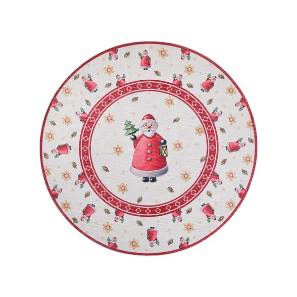 Tappeto rotondo rosso a tema natalizio ø 160 cm Toy's Delight Santa Claus – Villeroy&Boch