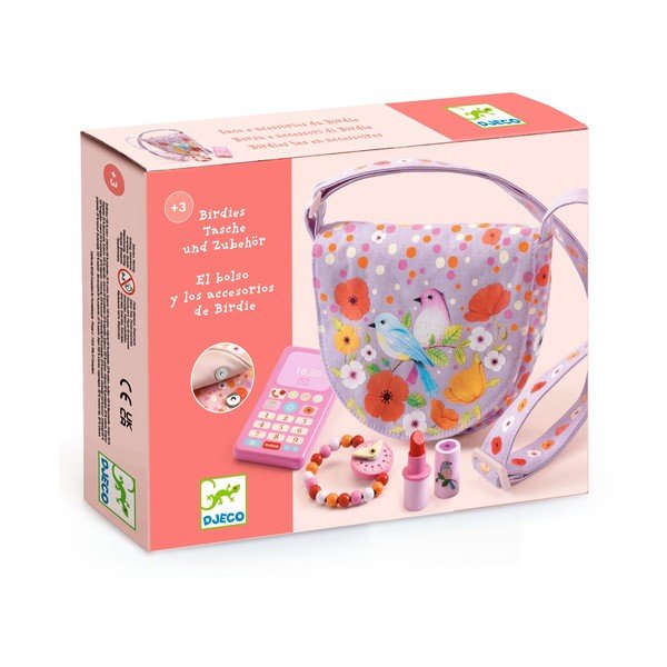 Borsetta per bambini con accessori Fiori - Djeco-image-2