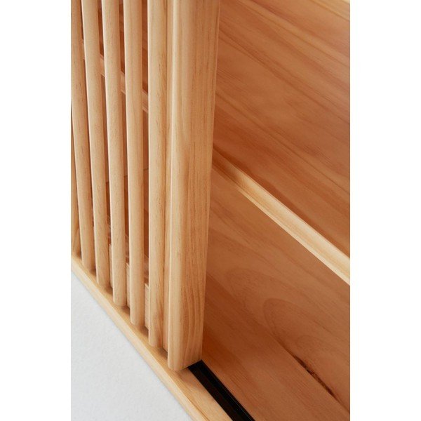 Set di mobili da ingresso colore naturale chiaro in pino massiccio 108x200x42 cm Svanshall – Jotex-image-3