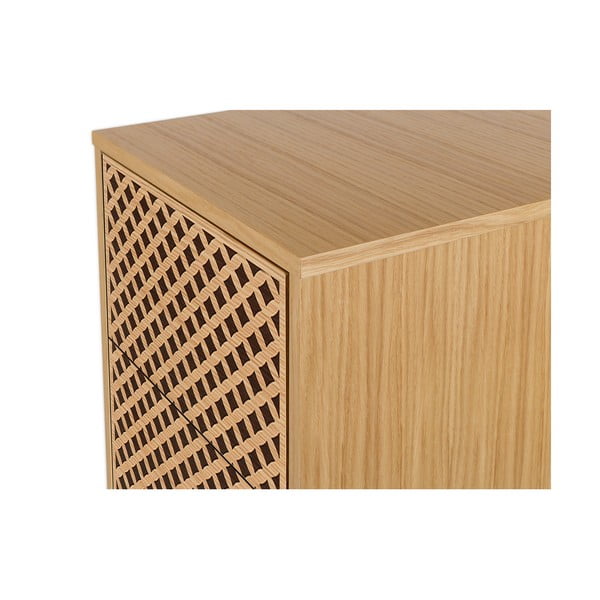 Cassettiera in rovere Camden Diamond, 40 x 123 cm Mora - Woodman-image-4