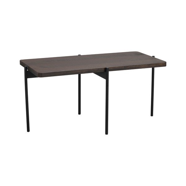 Tavolino in frassino marrone 95 x 50 cm Shelton - Rowico-image-2