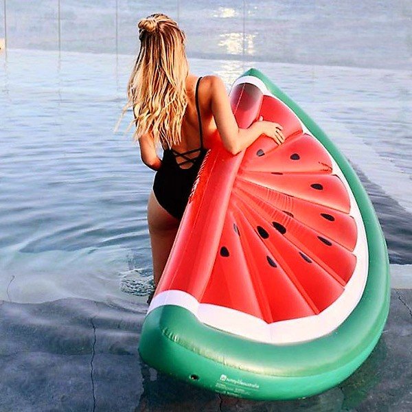 Nafukovací matrace ve tvaru melounu InnovaGoods Watermelon-image-1
