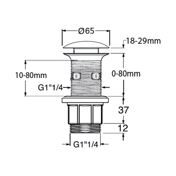 Tappo per lavabo - Sapho-image-1