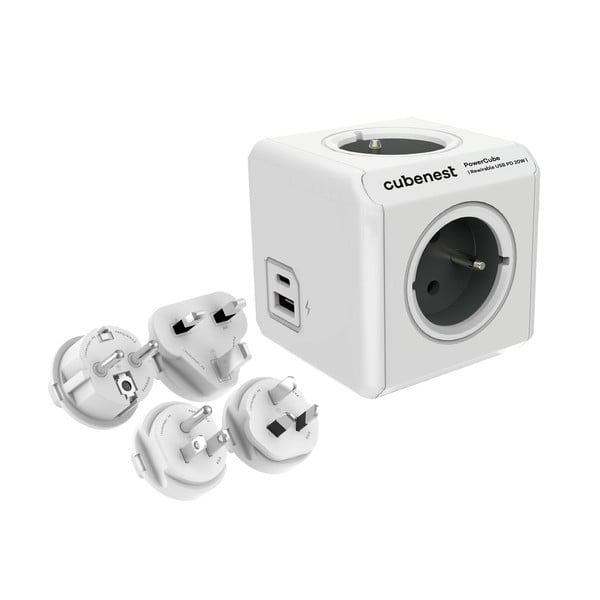 Presa di corrente PowerCube ReWirable USB - Cubenest