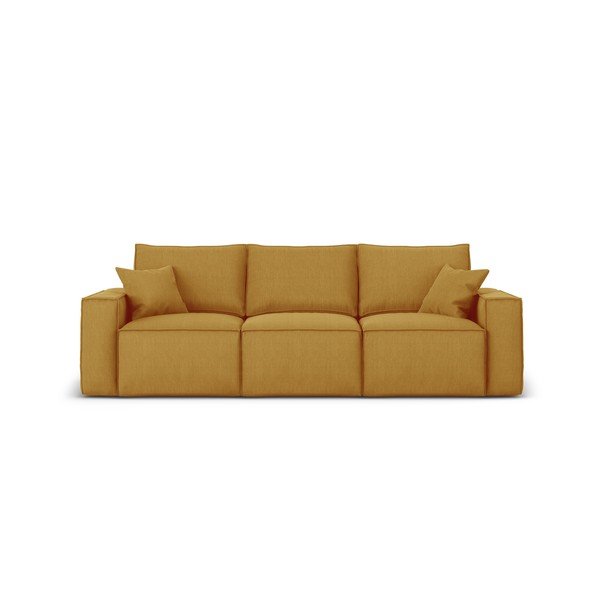 Žlutá pohovka Cosmopolitan Design Miami, 245 cm