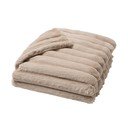 Coperta marrone chiaro in micropile 180x220 cm Boudoir – douceur d'intérieur