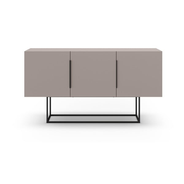 Cassettiera bassa grigio-beige 150x80 cm Titan - Marckeric