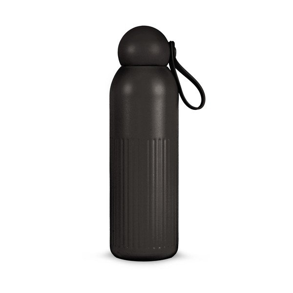 Bottiglia termica nera in acciaio inox 500 ml Tekla – Sagaform