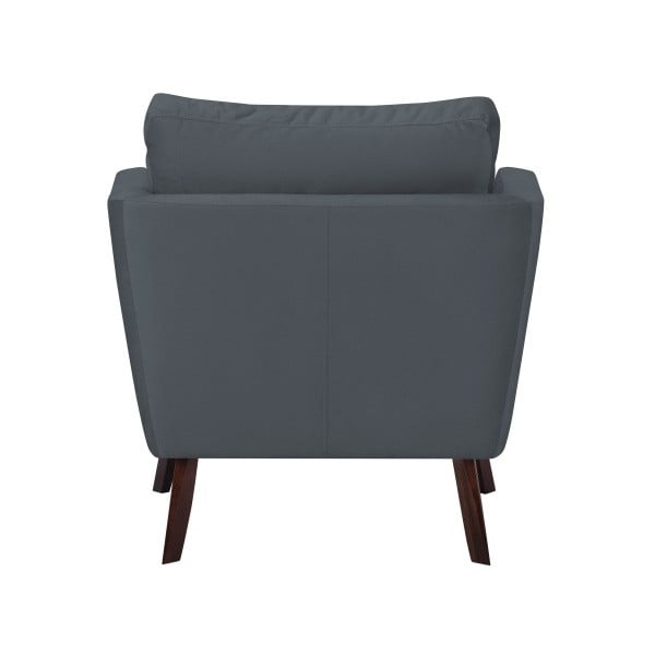Poltrona grigio scuro Elena - Mazzini Sofas-image-1