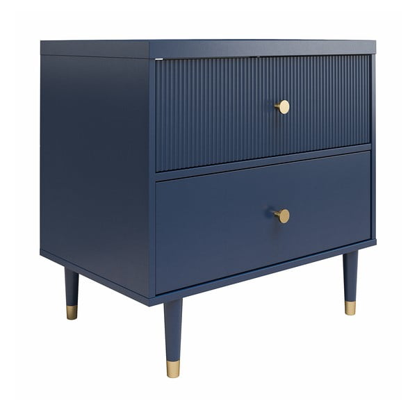 Comodino blu scuro Elizabeth – Støraa