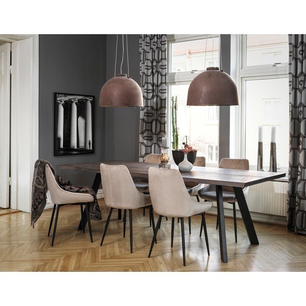 Tavolo da pranzo in rovere marrone scuro, 240 x 100 cm Fred - Rowico-image-1