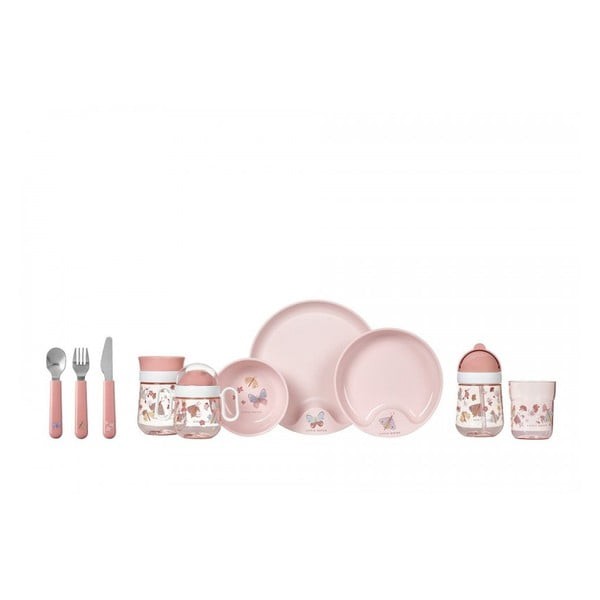 Tazza per bambini tritan rosa chiaro 300 ml Flowers & butterflies - Mepal-image-2