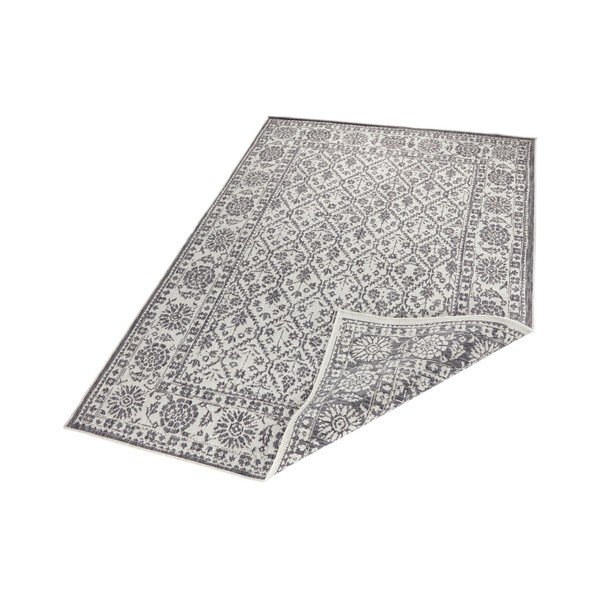 Tappeto da esterno reversibile grigio e crema Curacao, 120 x 170 cm - Bougari-image-4