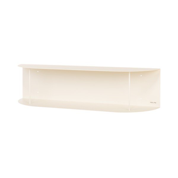 Mensola beige in metallo con ripiani multipli 80 cm Lina – noo.ma