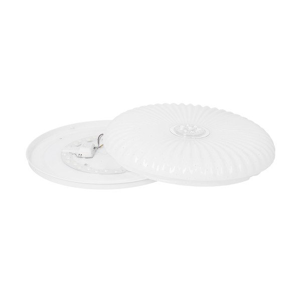 Plafoniera LED con telecomando/con intensità regolabile bianca 38x38 cm Perola – Candellux Lighting-image-4