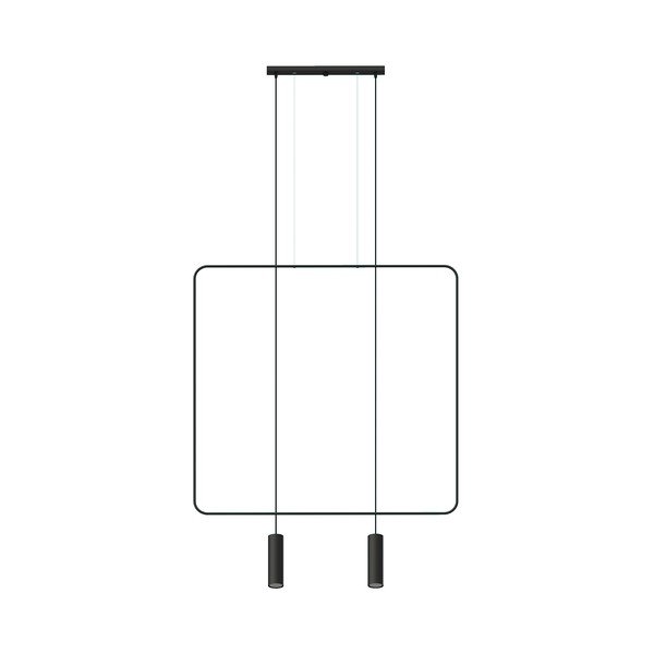 Lampadario nero in metallo RANA – Thoro