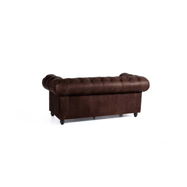 Divano in pelle marrone Orleans, 196 cm - Max Winzer-image-2