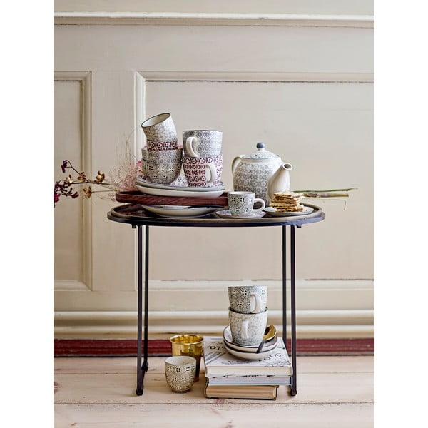 Set di 4 tazze in gres Mugs Karine - Bloomingville-image-1