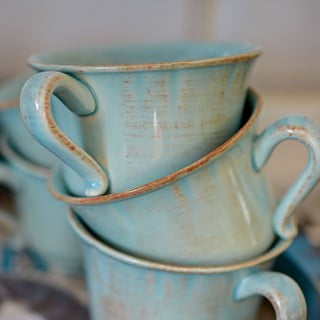 Tazza in gres blu-turchese 220 ml Alentejo - Costa Nova