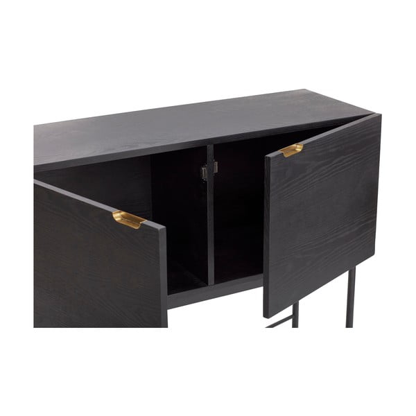 Cassettiera in frassino nero Norm - Hübsch-image-4