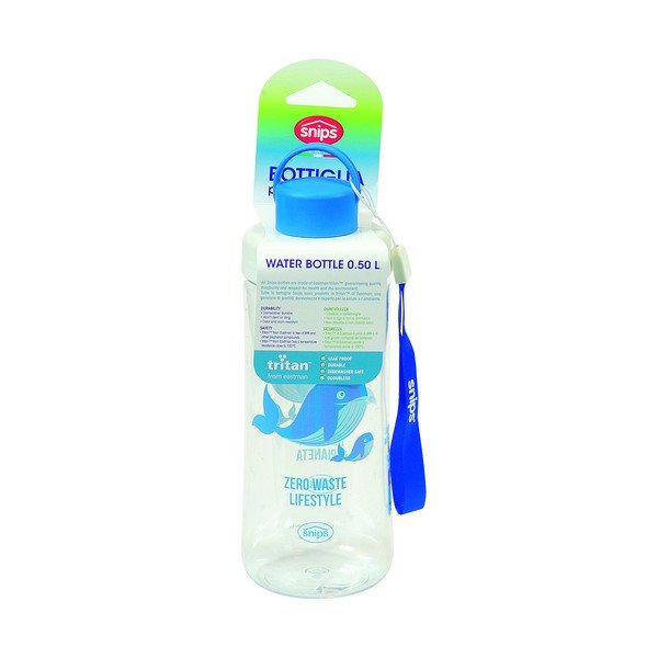 Bottiglia d'acqua blu Balena, 500 ml Save the Ocean - Snips-image-4