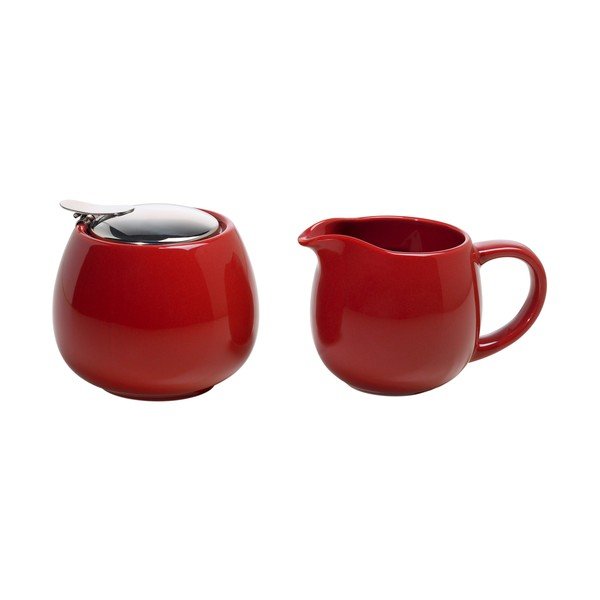 Set červené cukřenky a mléčenky Maxwell & Williams Infusions T