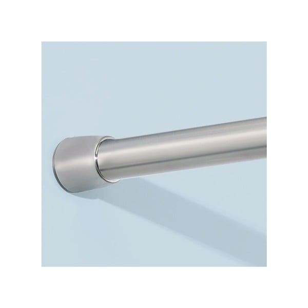 Asta per tende da doccia 127 - 220 cm in argento Forma L - iDesign-image-2