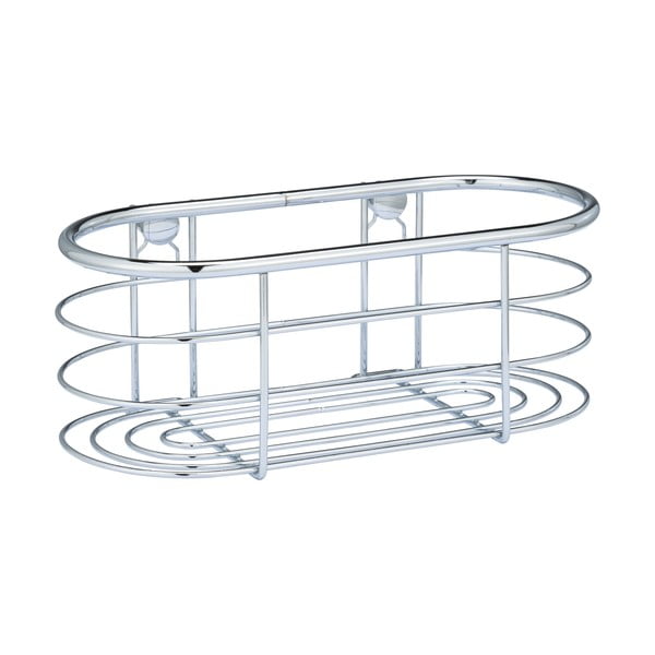 Mensola doccia in argento , 26 x 11 cm Trestina - Wenko-image-2