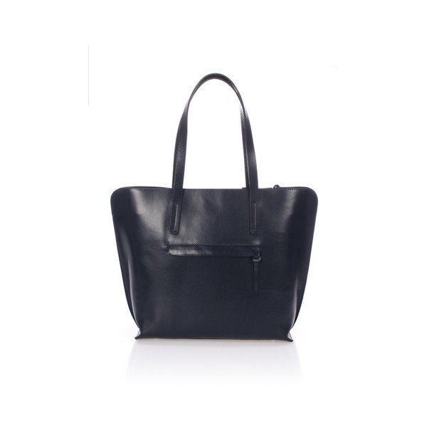 Borsa in pelle blu scuro Gerogina - Giorgio Costa-image-2