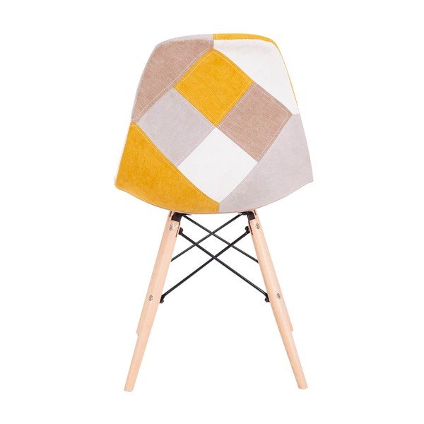 Set di 4 sedie gialle Karen - sømcasa