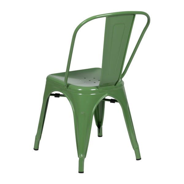 Set di 2 sedie da pranzo verdi in metallo - Ixia-image-3