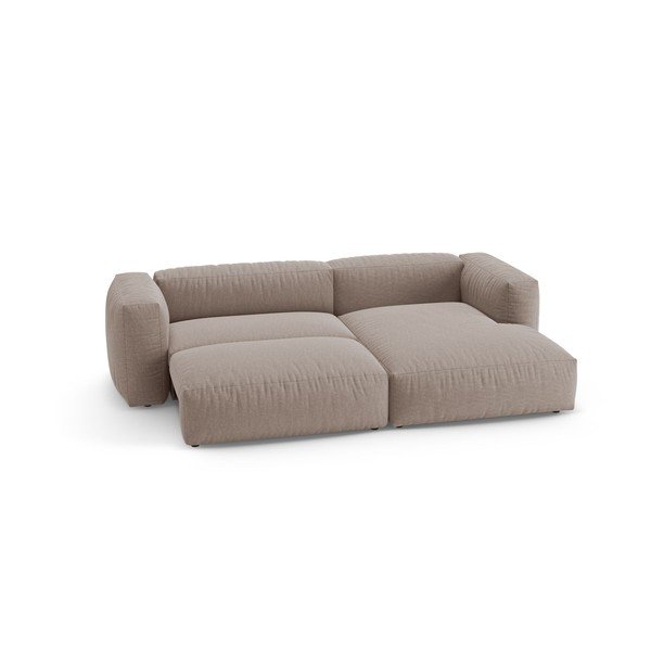 Divano angolare componibile rosa chiaro allungabile (con penisola a destra/con chaise lounge) – Micadoni -image-4