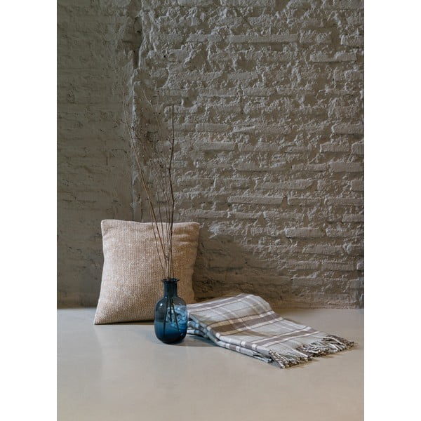 Plaid azzurro con cotone , 140 x 180 cm Texas - Euromant-image-3