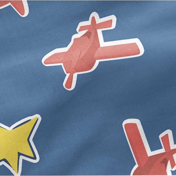 Coprimaterasso per culla 60 cm Son avion - Mr. Fox-image-3