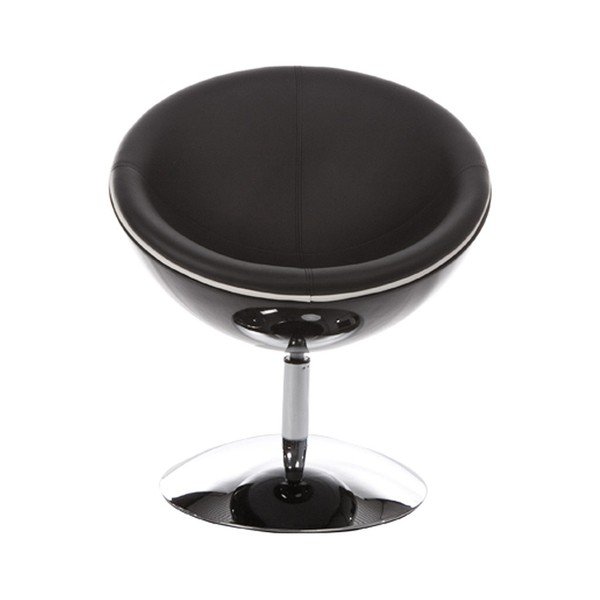 Poltrona girevole nera Sphere - Kokoon-image-3