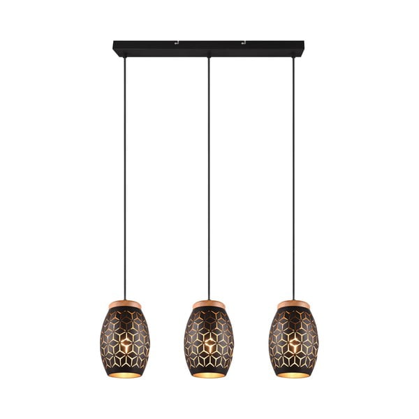 Apparecchio a sospensione nero ø 15 cm Bidar - Reality-image-1