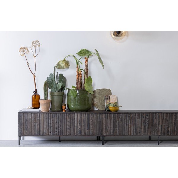 Mobile TV marrone con effetto frassino 150x56x44 cm Gravure – WOOOD-image-1