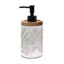Dispenser per sapone bianco in ceramica 46 ml Amber – douceur d'intérieur