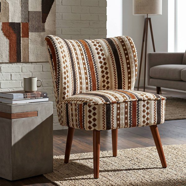 Poltrona marrone/beige Ethnic  – Mauro Ferretti-image-1