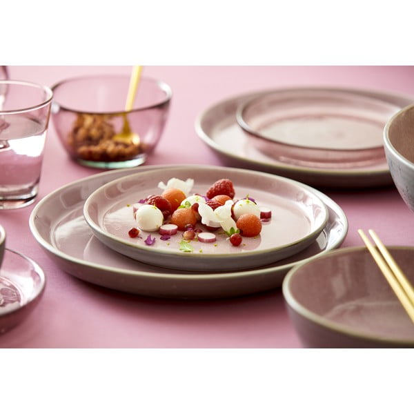 Piatto rosa/grigio in gres ø 27 cm Gastro Grey/Light Pink – Bitz-image-3