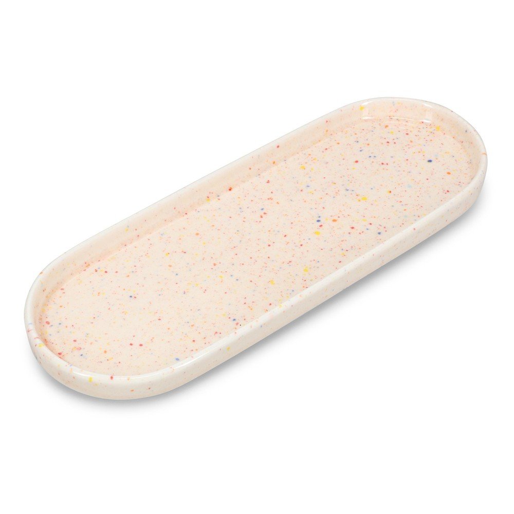 Vassoio vassoio di servizio in porcellana 10x28,5 cm Fika – ONA | Vassoi