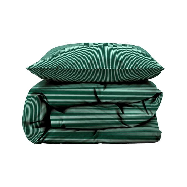 Lenzuolo da camera in cotone verde per letto singolo 140x220 cm Cheerful - Södahl