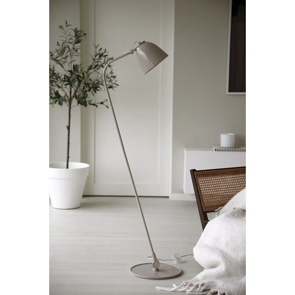 Lampada da terra greige con paralume in metallo (altezza totale 130 cm) Tilt – Markslöjd-image-1