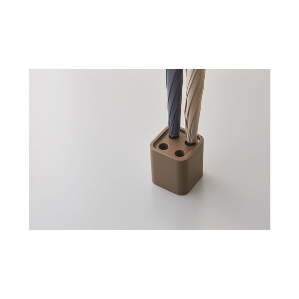 Portaombrelli marrone compatto - YAMAZAKI-image-1