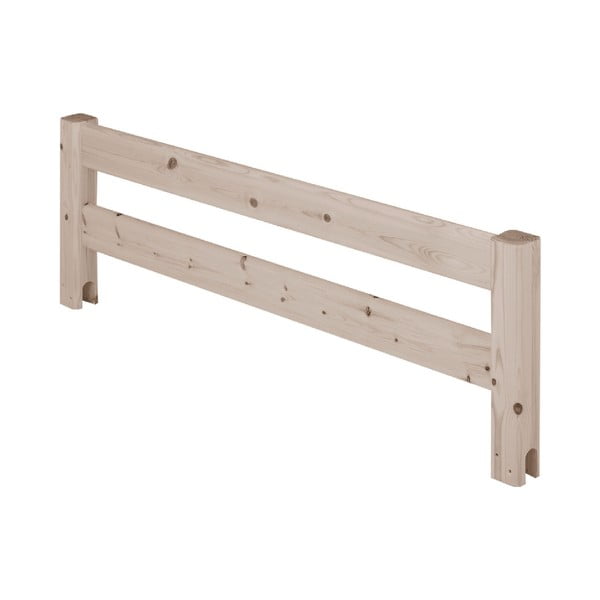 Barriera di sicurezza marrone in legno di pino per letto, lunghezza 116 cm Classic - Flexa