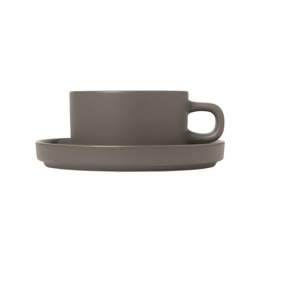 Set di 2 tazze da tè grigio, 170 ml Pilar - Blomus