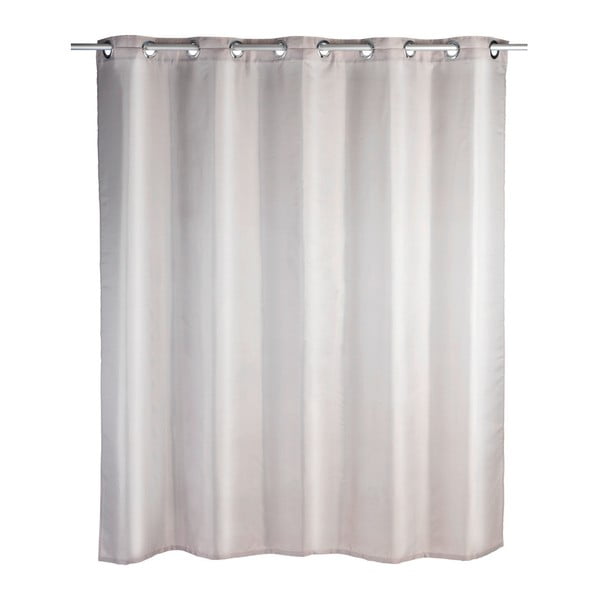 Tenda da doccia grigia con finitura antimuffa Barocco, 180 x 200 cm Comfort Flex - Wenko